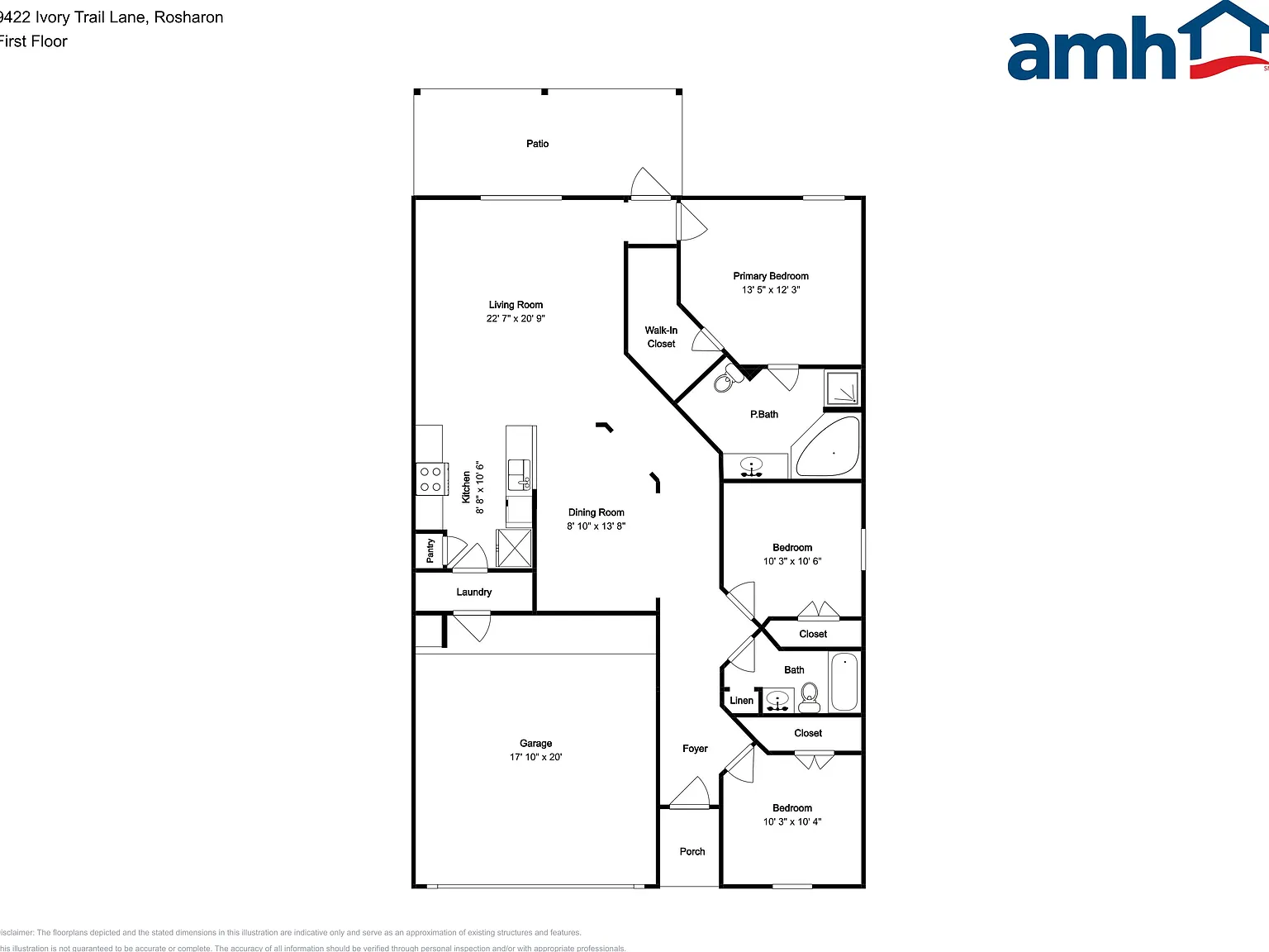 3 bed, 2.0 bath, 1393 sqft, $1,915 — Photo 2