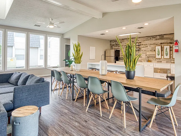 Resident clubhouse table