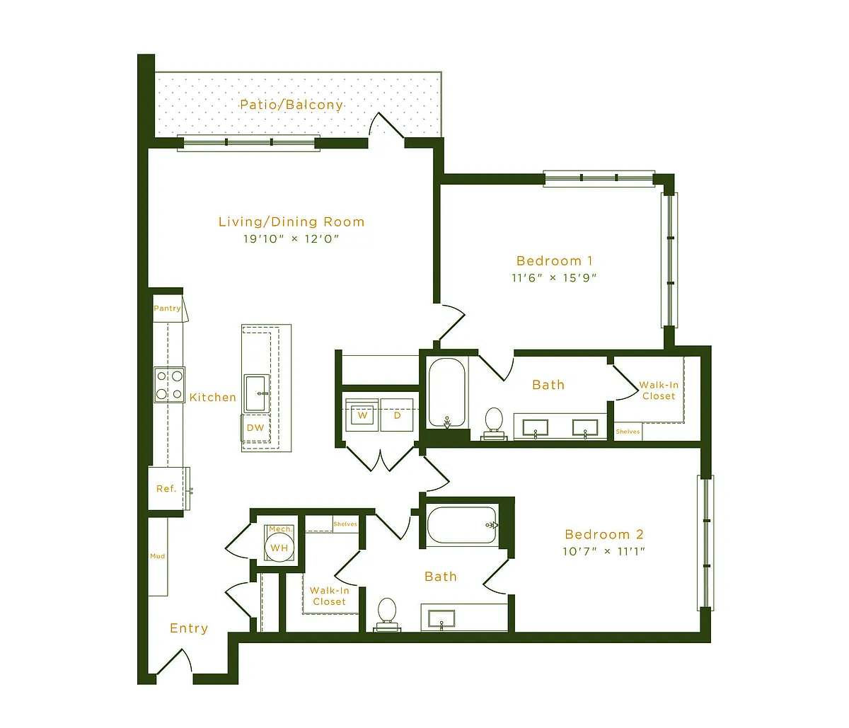 Floor plan B6