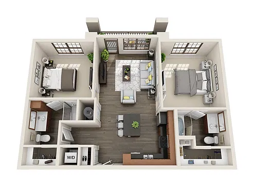 Floor plan 2D Dowd