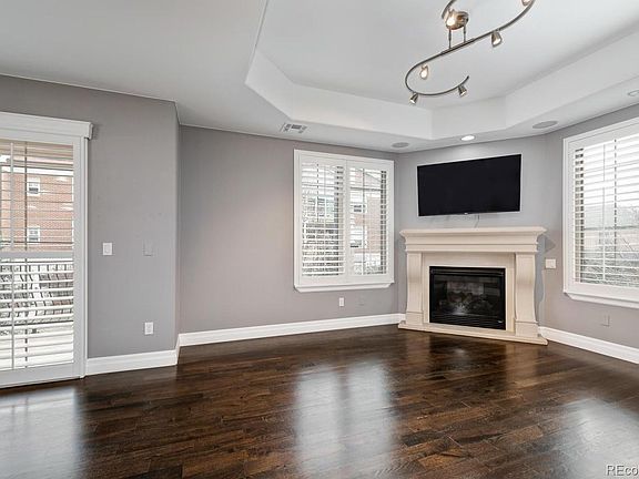Living Area with Gas Fireplace