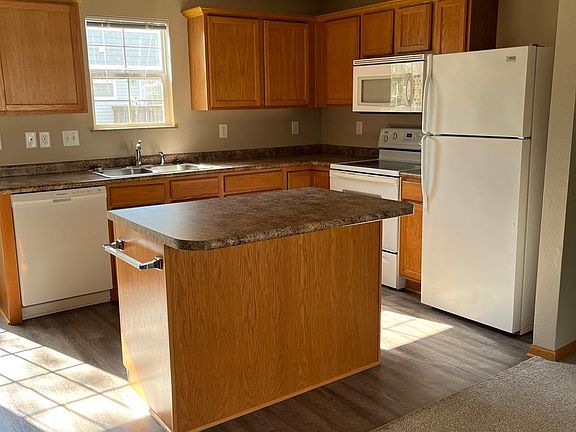 Kitchen with island.