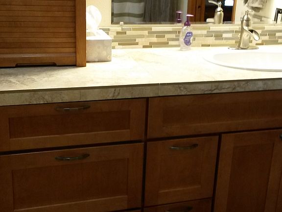 updated master bath