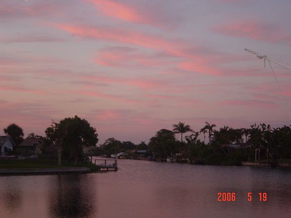 Sunsets from the dock