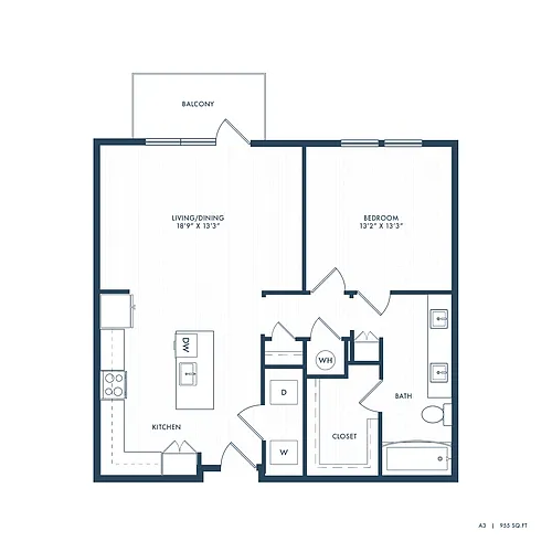 Floor plan A3 ADA