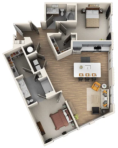 Floor plan B2a