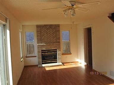 Family room with working gas fireplace