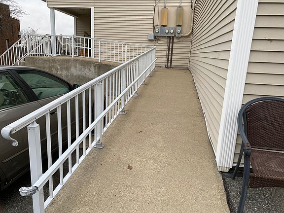 Handicap ramp rear access