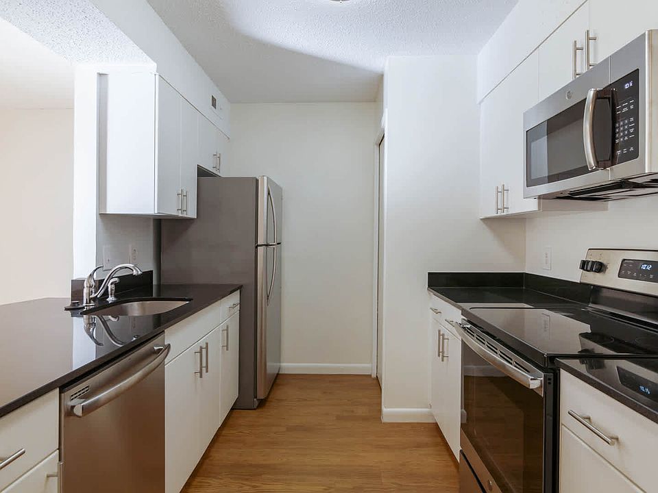Kitchen with Energy Star Stainless Steel Appliances and Granite Countertops