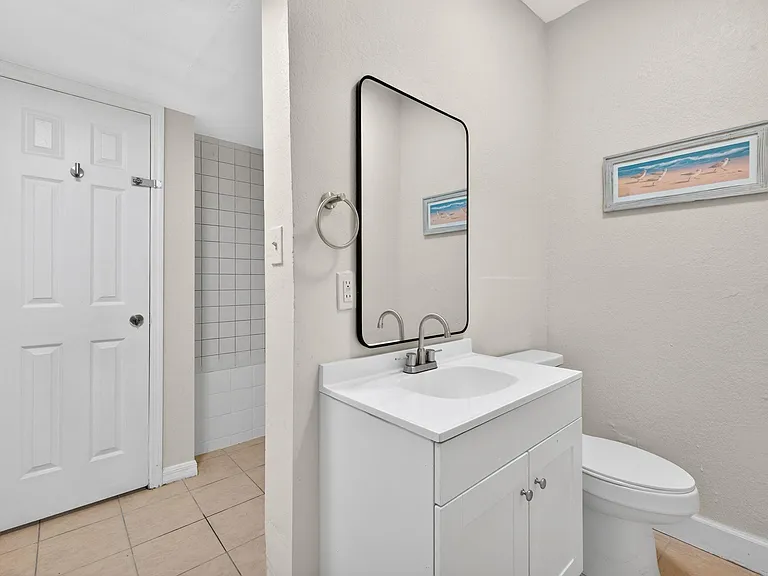 Bathroom A - Large, Spacious Bathroom with separate Toilet & Vanity Area