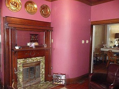 living room fireplace
