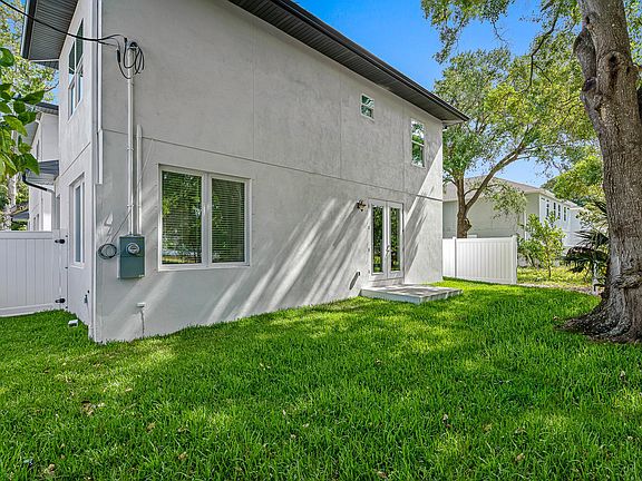 enclosed backyard