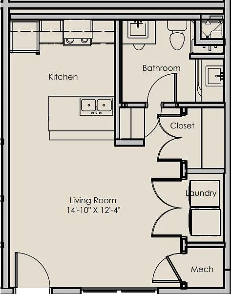Floor plan Studio
