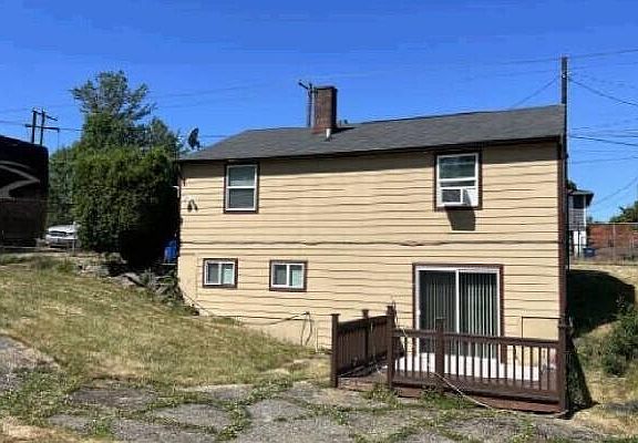 Back view of house