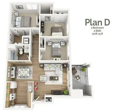 Floor plan Plan D North