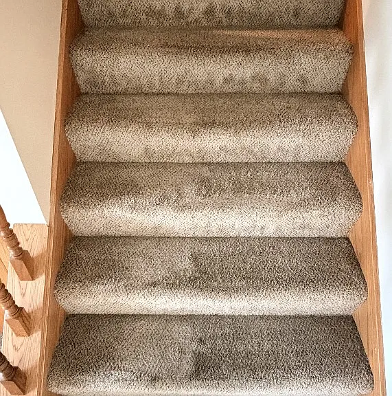 heading up stairs