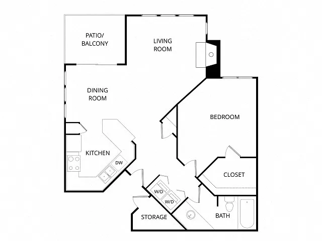 Floor plan The Monroe