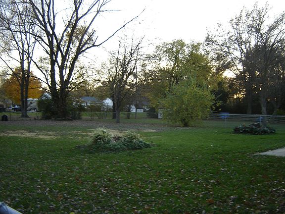Spacious fenced back yard