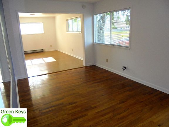 Living room leads into family room