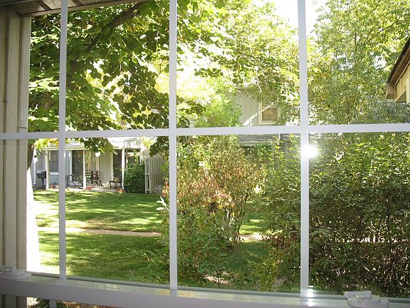 View of greenbelt through your new double-hung vinyl windows!