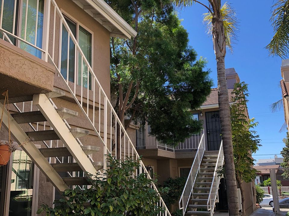 Entrance from Herbert St. and Interior patio. Apartment #3 is at the bottom left.