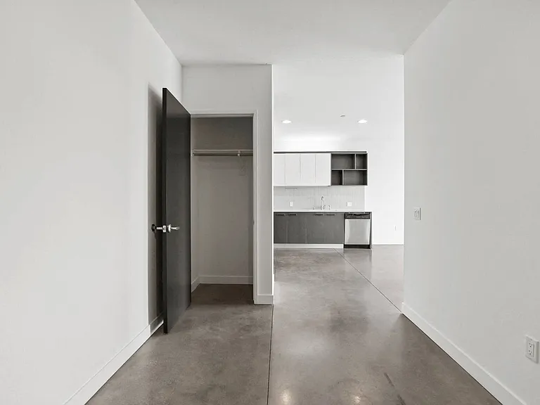 Hall Closet with Hanging Rod