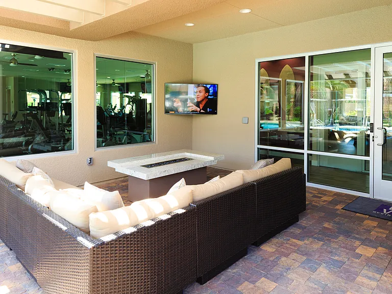 Pool Deck and Lounge Area