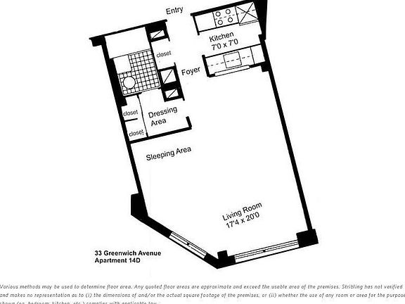 2nd image of 33 Greenwich Ave APT 14D