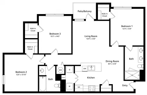 Floor plan TRAMONTI - BALCONY