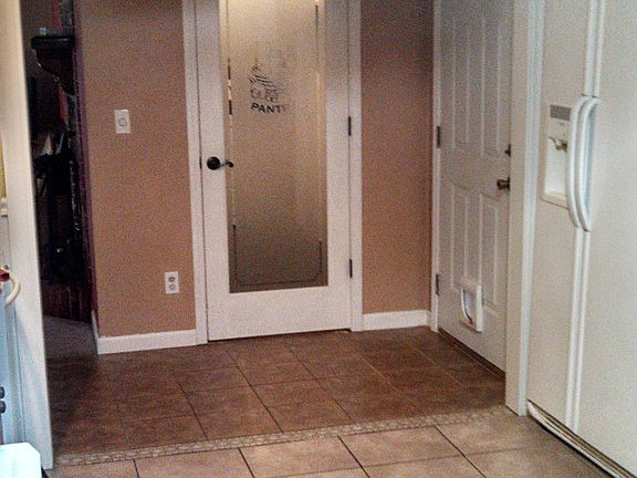 Kitchen facing Laundry Room