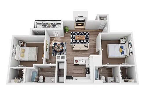 Floor plan The Monaco