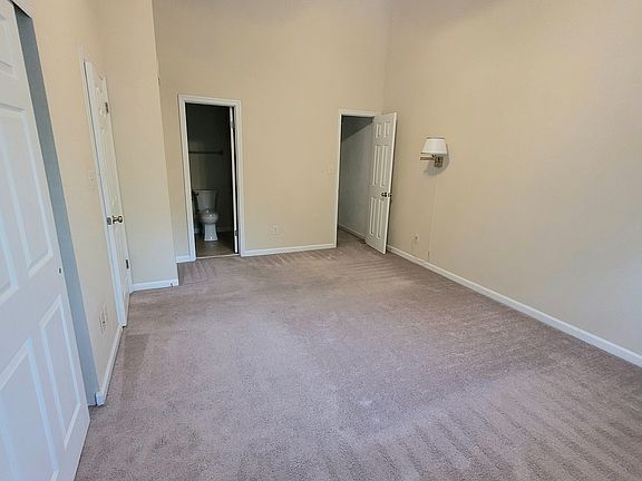 Master Bedroom with two closets