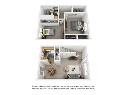 Floor plan Two Bedroom