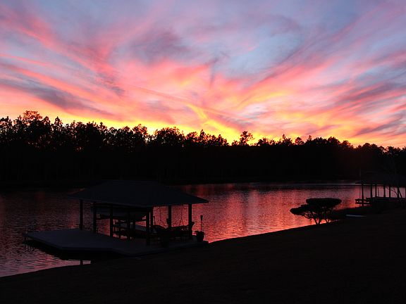 sunset our dock