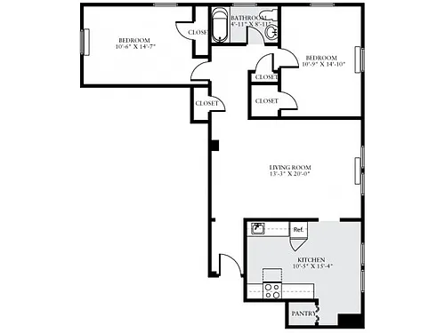 Floor plan 900