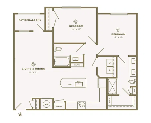 Floor plan Bridle