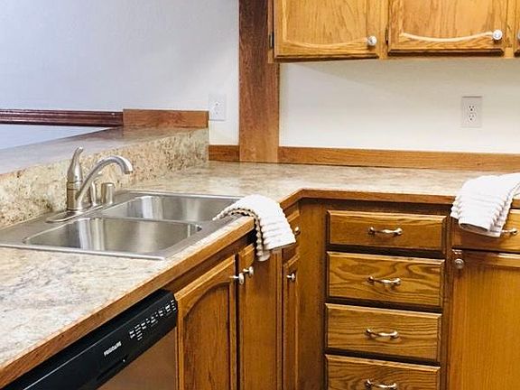 Kitchen with stainless steel appliances
