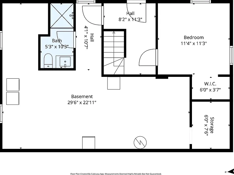 First level (Basement level) floor plan