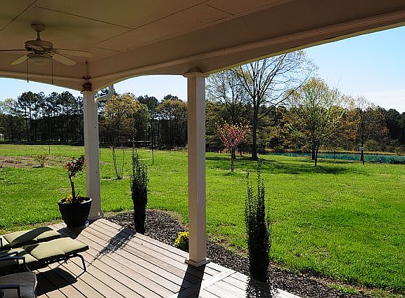 Master back deck
