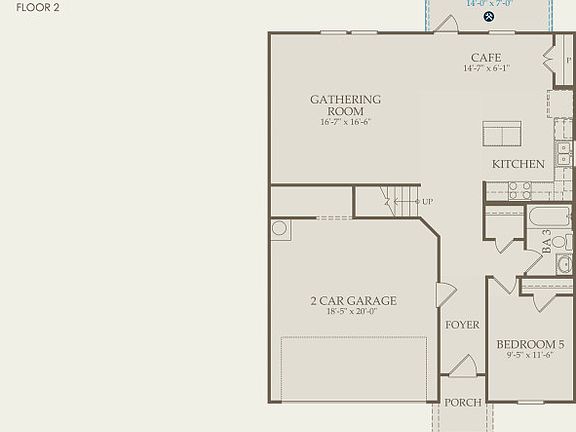 Kisko Floor Plan, Quick Move-in Home, Floor 1