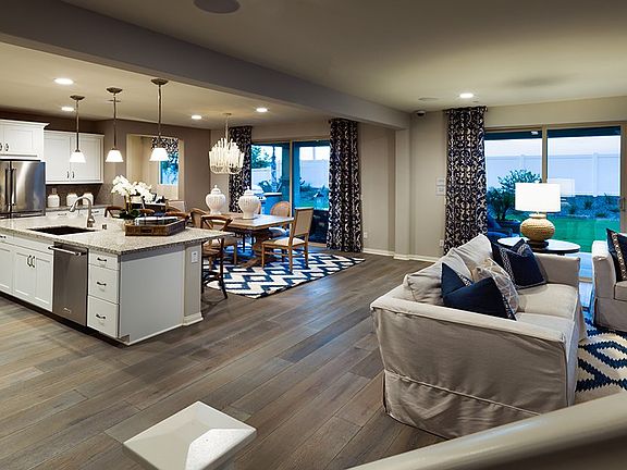 Gathering Room Open to Kitchen and Cafe