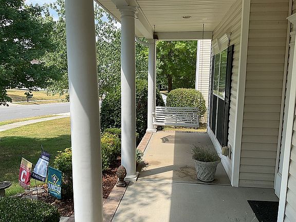 Full front porch with swing
