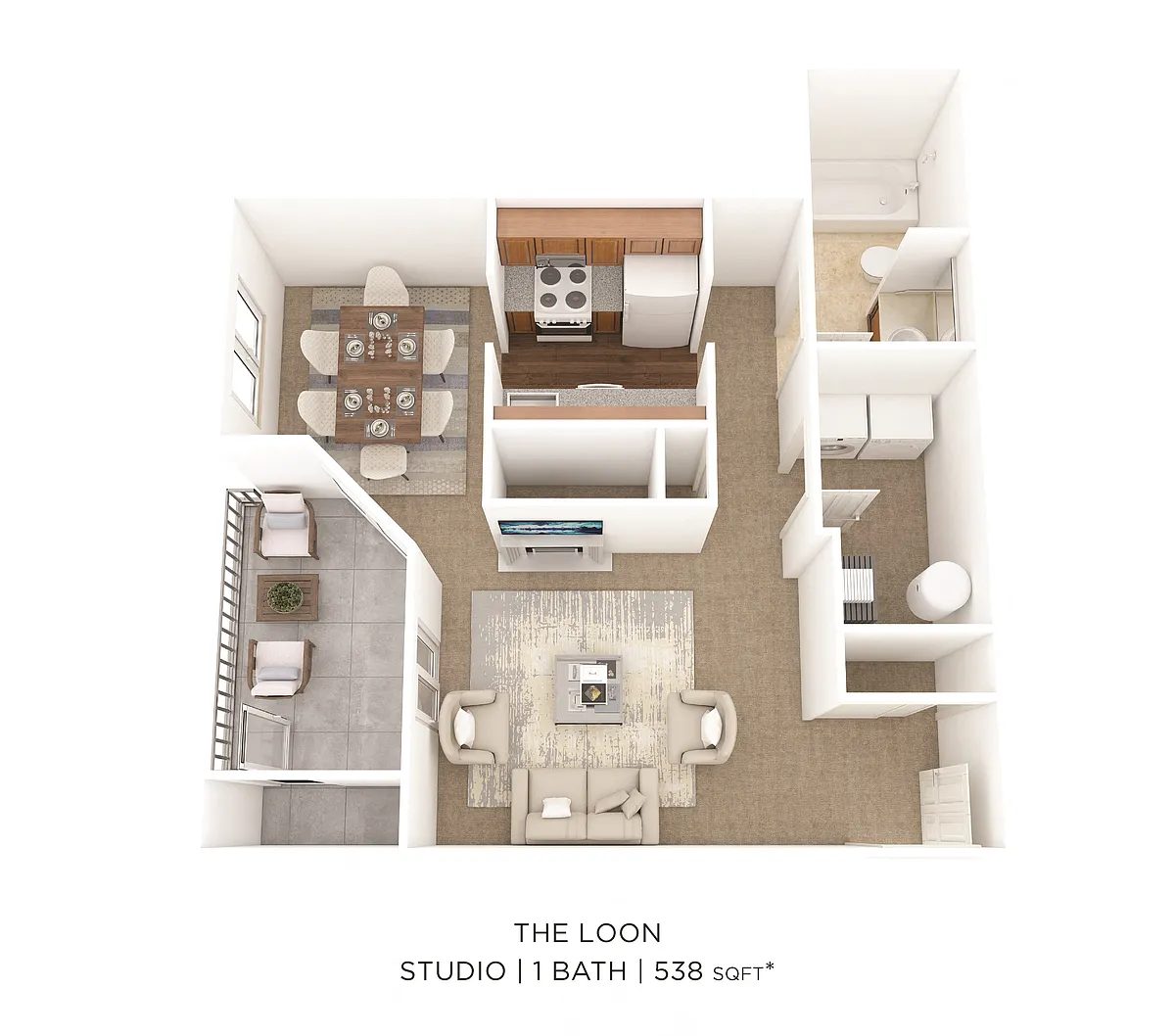 Floor plan Studio