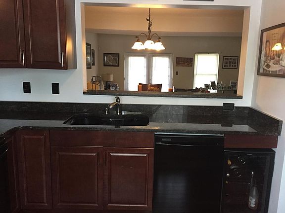 Kitchen View to Dining Room & Living Room