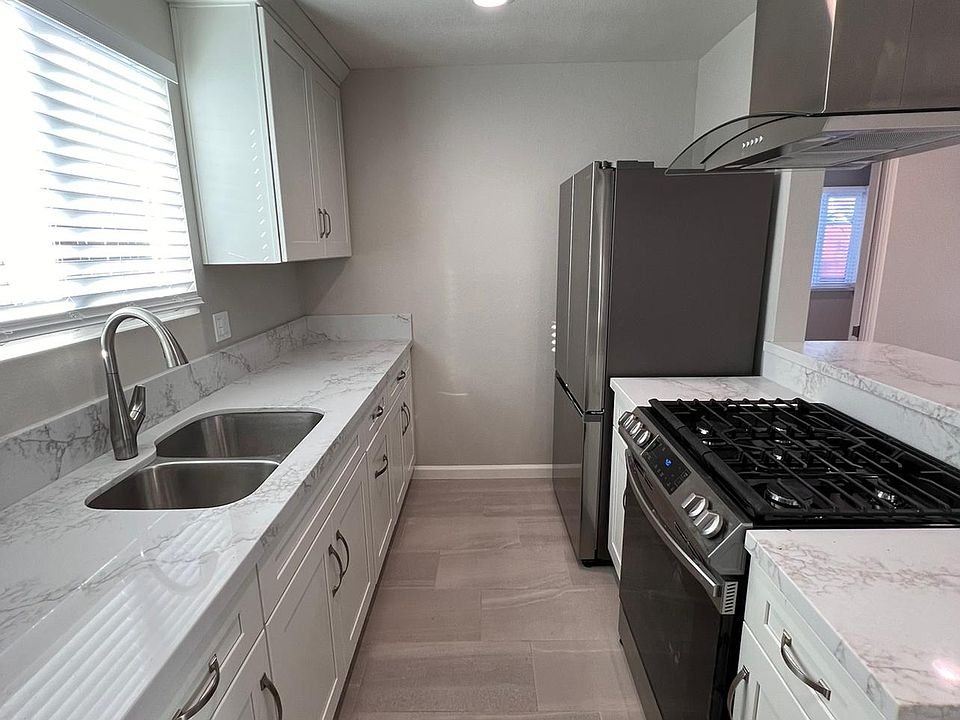 Beautiful kitchen with stainless appliances