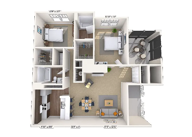 Floor plan Buck I
