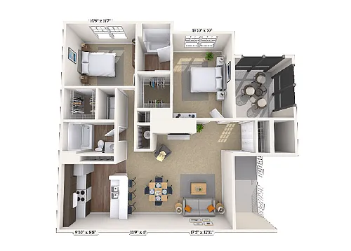 Floor plan Buck I