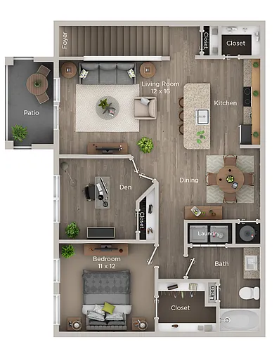 Floor plan B- Classic w/Garage