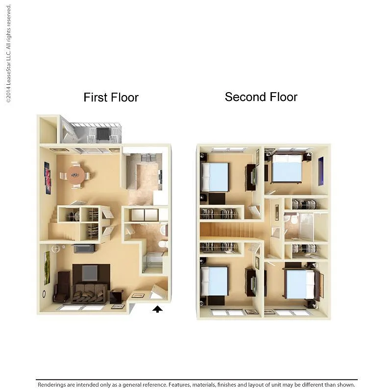 Floor plan 4x2S