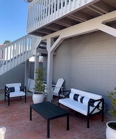 Shared patio